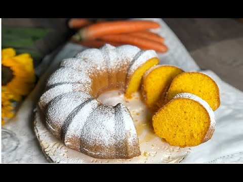 SOFFICE E SEMPLICE CIAMBELLA SOFFICISSIMA  DI CAROTE, SENZA BURRO, FACILE E VELOCE TORTA CAMILLA