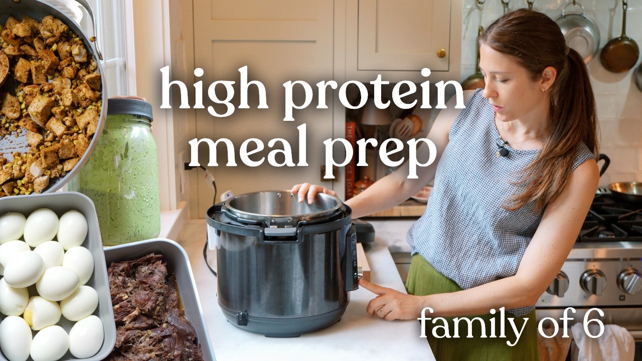 High Protein Meal Prep | Prep Smarter, Cook Faster