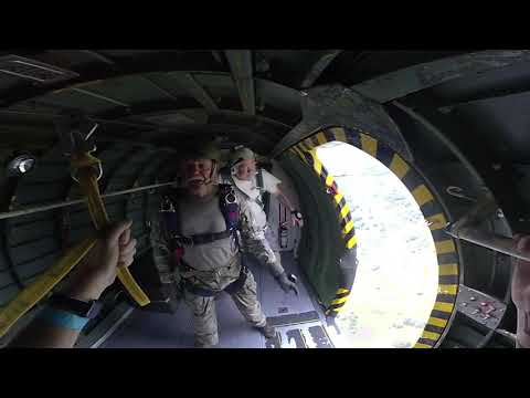 Airborne - POV view as a door jumper