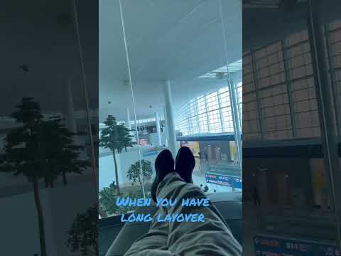 área de descanso no aeroporto de Incheon, na Coreia do Sul