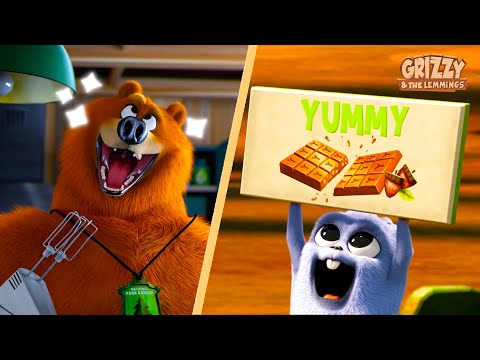 Chocolate Madness 🍫 Grizzy & the lemmings Compilation 🐻🐹