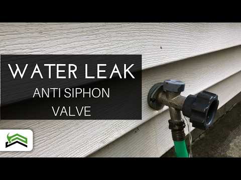 How To Fix a Water Leak in the Anti Siphon Valve of an...