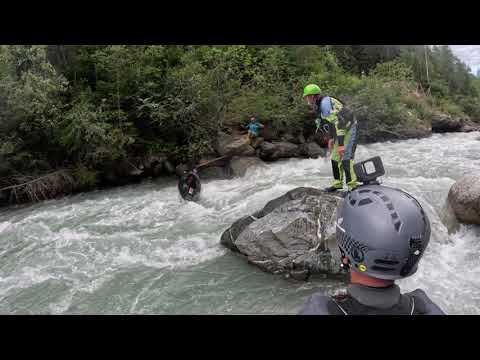 kayak in Kalserbach, 13/8/2023. Livello 64 cm, class IV
