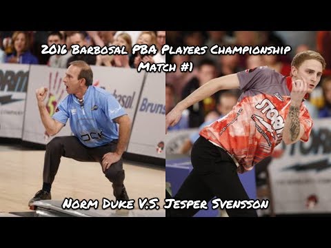 2016 Barbosal PBA Players Championship Match #1 - Norm Duke V.S. Jesper Svensson