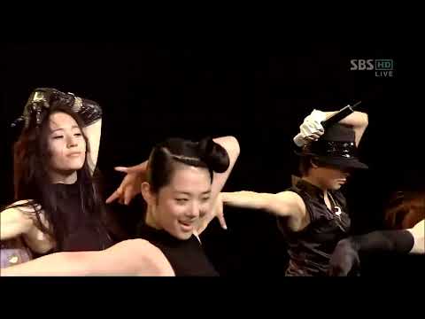 (CC eng sub) F(x) debut stage LA chA TA (Live) (StaxRip)