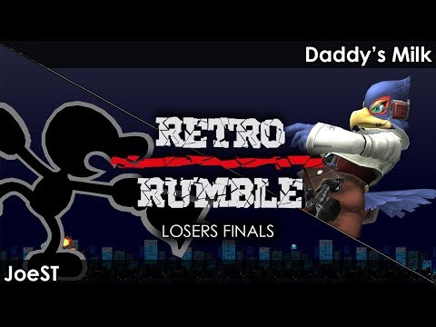 Project M: UG | JoeST (G&W/Marth/Snake) V Daddy's Milk (Falco/Fox) - Retro Rumble Tournament SSBPM