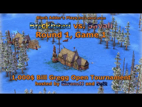 Bill Gregg Open Tournament, R1 - Brickhead vs. Savali, Game 1 - Age of Mythology: The Titans