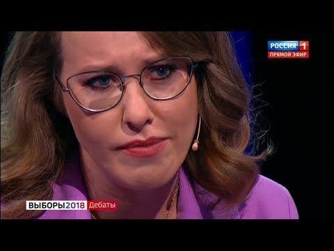 Жириновский довёл Собчак до слёз и истерики (14.03.2018, 23:15)