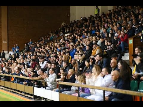 Handbal LN @SDV TV Protest suporteri CSM 07 cu banderole albe