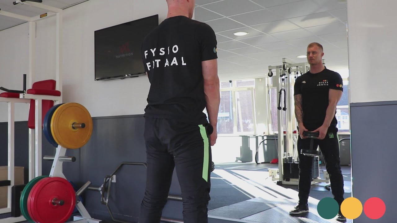 Video thumbnail: Dumbell squat