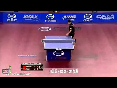 Wang Hao vs. Yan An --- Qatar Table Tennis Open 2013