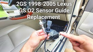1998-2005 Lexus GS O2 Sensor Replacement Tutorial for GS300 GS400 GS430 2JZ 1UZ 3UZ