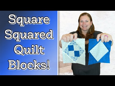 Square in a Square Quilt Block  | Easy Quilt Tutorial