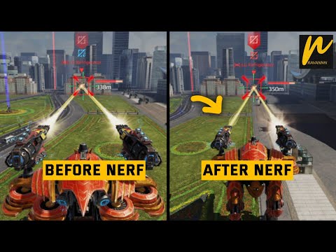 Dazzler & Lantern Before and After nerf - Comparison - War Robots