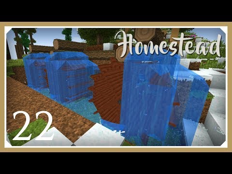 Minecraft Homestead Modpack | More IE Water Wheels! | E22 (Hardcore Survival 1.10.2 Let's Play)