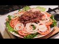 Khmer Beef Lok Lac (beef cube stir fry) Vlog Recipe [Cooking with JL]