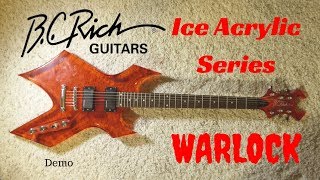 Video thumbnail for B.C. Rich Acrylic Series Warlock | Seymour Duncan AHB-1 Blackouts by Robert Jackson