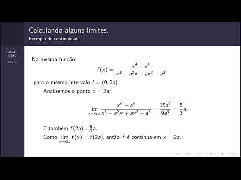 Cálculo 1 - Aula 07