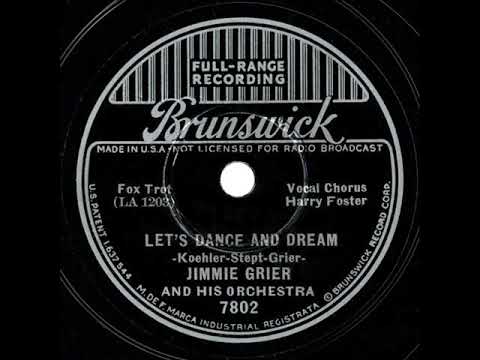 1936 Jimmie Grier - Let’s Dance And Dream (Harry Foster, vocal)