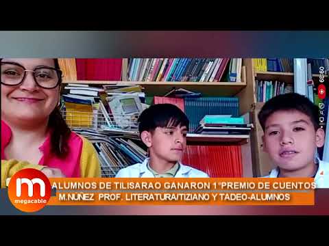 ALUMNOS DE TILISARAO GANARON 1°PREMIO CON SU CUENTO 