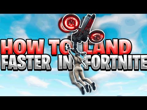 How to Land Faster in Fortnite! - Landing Guide (Fortnite Battle Royale)