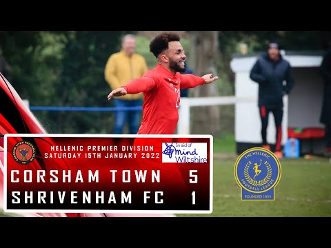 Shrivenham FC 1 V 5 Corsham Town FC - Hellenic Premier Match Highlights