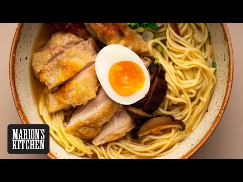 Crispy Chicken & Gyoza Ramen Noodles - Marion's Kitchen
