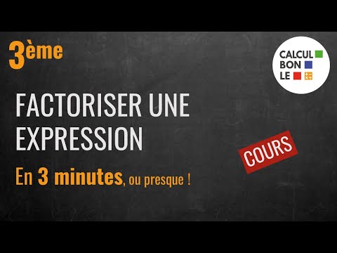 Maths 3ème - Comprendre la factorisation en 3 minutes - Cours