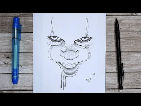 Comment dessiner Ça Le Clown | Dessin D'Halloween | Tuto pas à pas