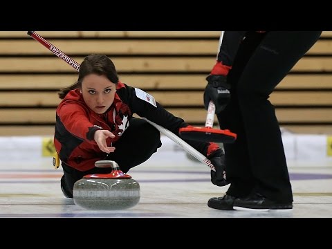 CURLING: SUI-CAN - World Junior Chps 2015 - Women Draw 8