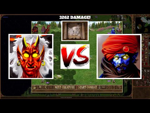 Heroes 3: 3 Final Battles - Inferno v Tower | Combat Tricks and Mistakes At HOMM3