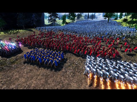 Heroes Defend Castle From Invaders Ultimate Epic Battle Simulator UEBS