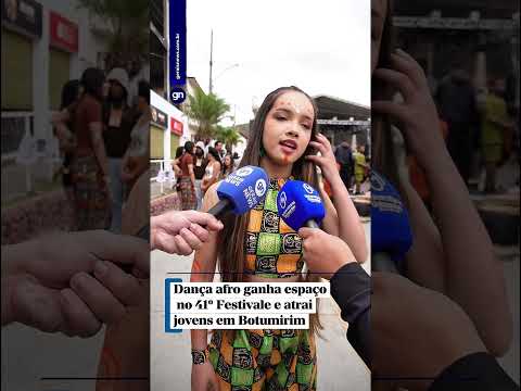 Dança afro ganha espaço no 41º Festivale e atrai jovens em Botumirim