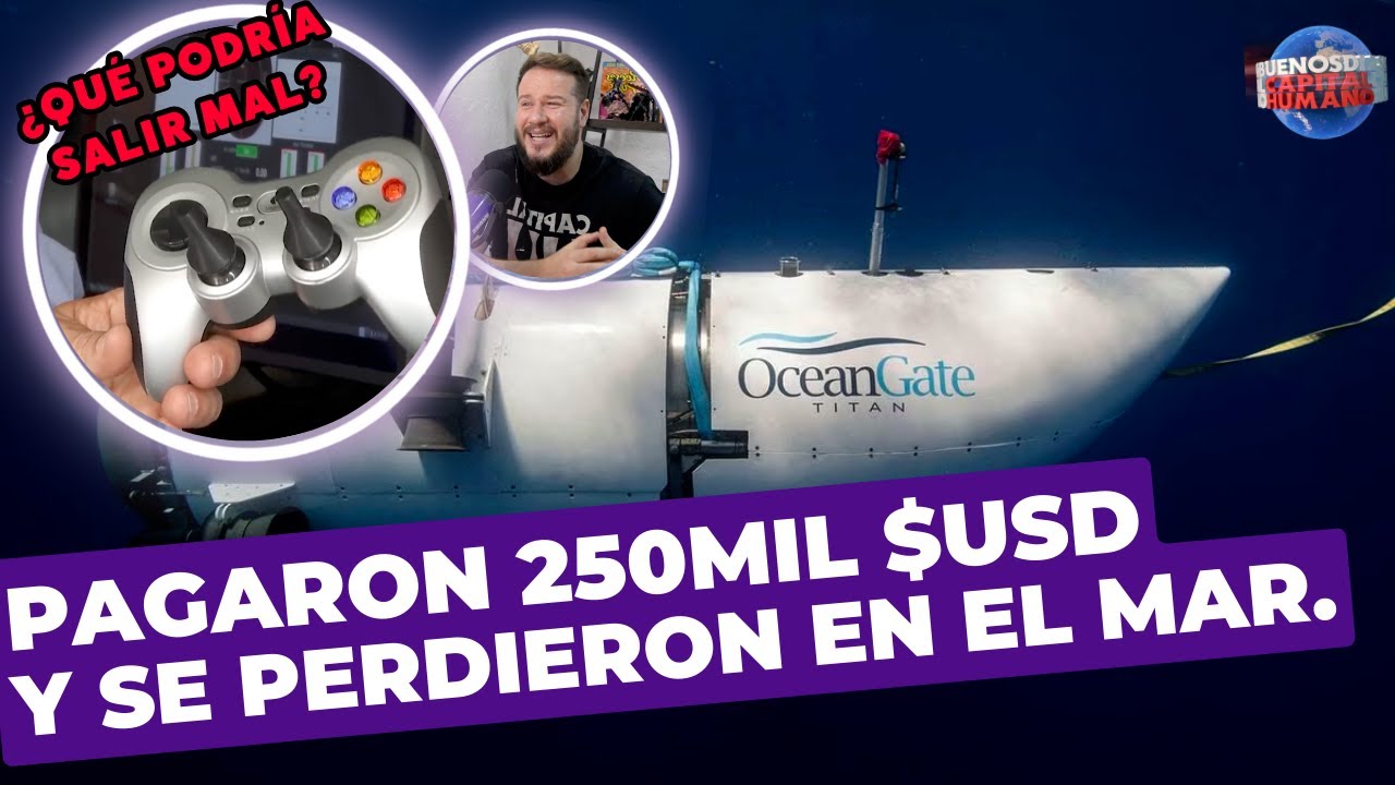 El titán se hundió intentando llegar al Titanic.