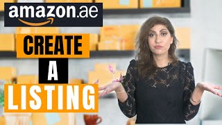 Create New Listing Amazon FBA UAE | How to sell products on Amazon UAE 🌍 Amazon.ae