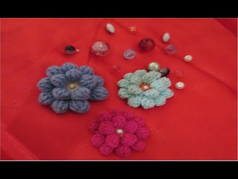 Floare pentru decor, croșetată