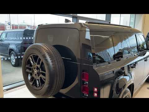 Luxury Off-Road Icon: 2025 Land Rover Defender 110 D350 HSE in Santorini Black