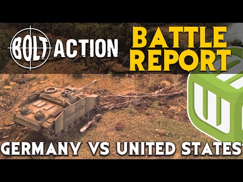 Germans vs United States Bolt Action Battle Report Ep 04