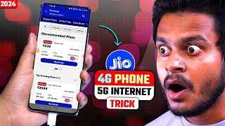 😱 4G Mobile me 5G Unlimited Data kaise Chalaye JIO