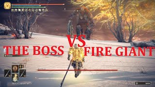 Elden Ring - The Boss vs Fire Giant