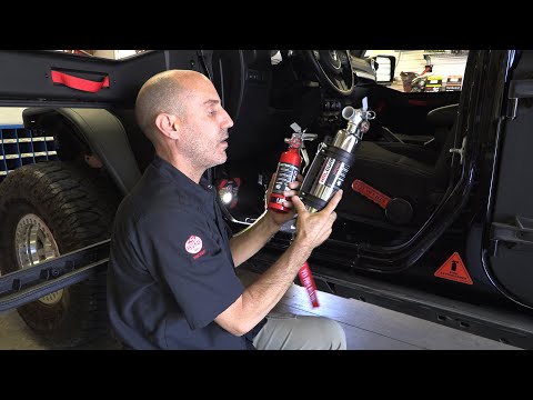 Dual H3R Fire Extinguishers for JEEP plus Mustang Ram and Garage get them!