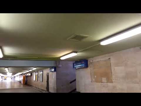 Miskolc Tiszai pályaudvar aluljáró hangos bemondása