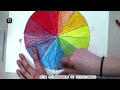 How to make a color wheel (12 colors) with 3 crayons