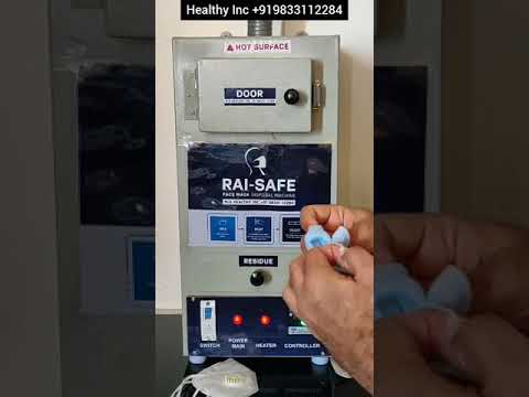 PPE Covid19 Face Mask Incinerator