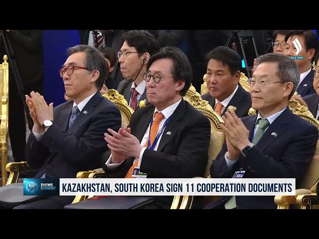Казахстан и Корея подписали 11 документов о сотрудничестве