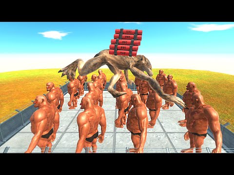 The Fall Dynamite Werewolf in Units | Animal Revolt Battle Simulator