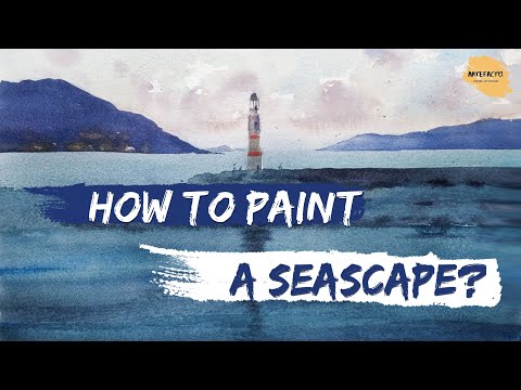 How to paint a Seascape And Wave For Beginners Full Tutorial