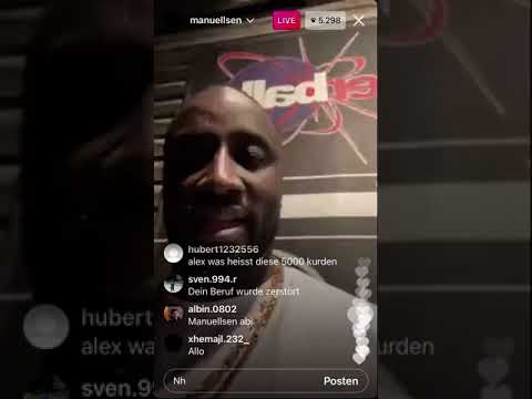 MANUELLSEN BELEIDIGT BUSHIDO UND ANIMUS ALS SCHW*NZE INSTA LIVE 20.03