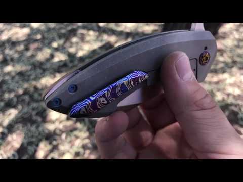 Westy and Timascus Argonaut, hand rubbed blade