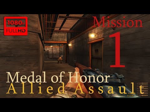 Medal of Honor - Allied Assault MISSION 1 (2002) PC Gameplay DEUSCH / GERMAN FULL Kampagne  Campaign